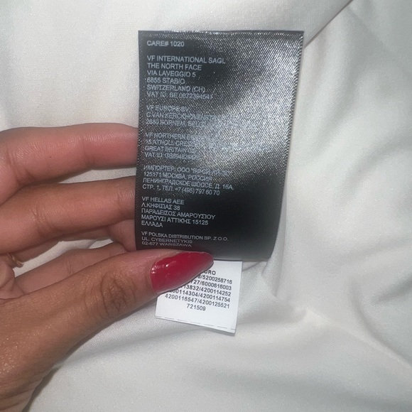 NWT The North Face Pullover 1/2 Zip Fleece Jacket in Gardenia White - Picture 9 of 9